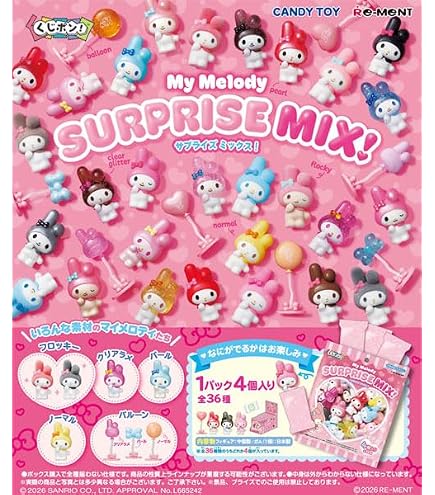 Amazon | サンリオ くじポン！ Hello Kitty SURPRISE MIX！ 8パック
